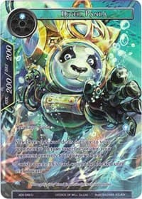 Diver Panda (Full Art) - Advent of the Demon King - Force of Will card