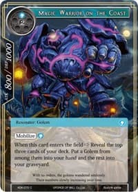Magic Warrior on the Coast - Advent of the Demon King - Force of Will card