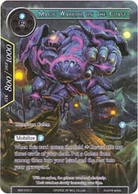 Magic Warrior on the Coast (Full Art) - Advent of the Demon King - Force of Will card
