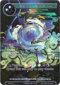 Magical Wind Chime (Full Art) - Advent of the Demon King - Force of Will card