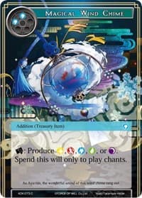 Magical Wind Chime - Advent of the Demon King - Force of Will card