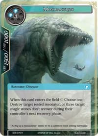 Mosasaurus - Advent of the Demon King - Force of Will card
