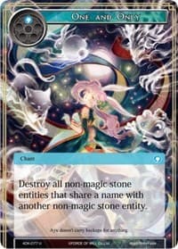 One and Only - Advent of the Demon King - Force of Will card