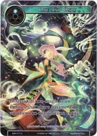 One and Only (Full Art) - Advent of the Demon King - Force of Will card