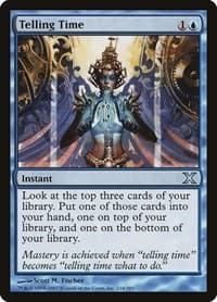 Telling Time - 10th Edition - Magic: The Gathering card