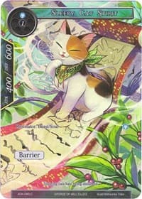 Sleepy Cat Spirit (Full Art) - Advent of the Demon King - Force of Will card