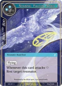 Soaring Falcon Spirit - Advent of the Demon King - Force of Will card