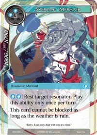 Swirling Mermaid - Advent of the Demon King - Force of Will card