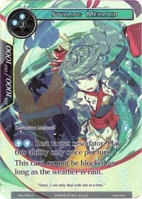 Swirling Mermaid (Full Art) - Advent of the Demon King - Force of Will card