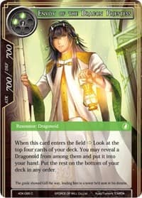 Envoy of the Dragon Priestess - Advent of the Demon King - Force of Will card