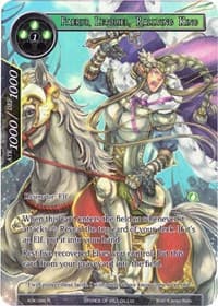 Faerur Letoliel, Rallying King (Full Art) - Advent of the Demon King - Force of Will card