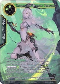 Ryula, the Dragon Priestess (Full Art) - Advent of the Demon King - Force of Will card