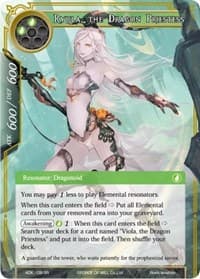 Ryula, the Dragon Priestess - Advent of the Demon King - Force of Will card