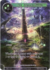 The Eternal Tower (Full Art) - Advent of the Demon King - Force of Will card