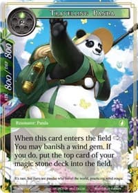 Travelling Panda - Advent of the Demon King - Force of Will card