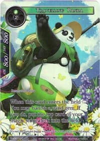 Travelling Panda (Full Art) - Advent of the Demon King - Force of Will card