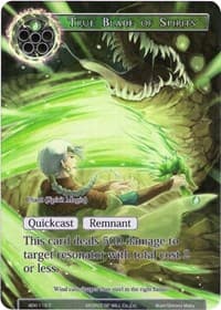 True Blade of Spirits (Full Art) - Advent of the Demon King - Force of Will card