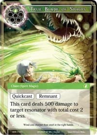True Blade of Spirits - Advent of the Demon King - Force of Will card