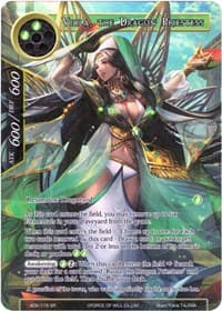Viola, the Dragon Priestess (Full Art) - Advent of the Demon King - Force of Will card