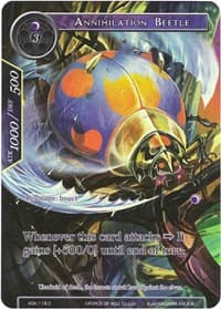 Annihilation Beetle (Full Art) - Advent of the Demon King - Force of Will card