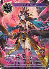 Blood Ritual (Full Art) - Advent of the Demon King - Force of Will card