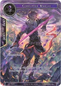 Corrupted Knight (Full Art) - Advent of the Demon King - Force of Will card