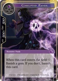 Corrupted Panda - Advent of the Demon King - Force of Will card