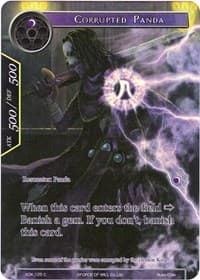 Corrupted Panda (Full Art) - Advent of the Demon King - Force of Will card