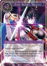 Dark Blade's Harvest - Advent of the Demon King - Force of Will card