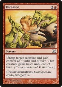 Threaten - 10th Edition - Magic: The Gathering card