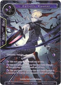Faithful Vampire (Full Art) - Advent of the Demon King - Force of Will card