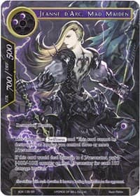 Jeanne d'Arc, Mad Maiden (Full Art) - Advent of the Demon King - Force of Will card