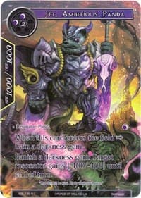 Jet, Ambitious Panda (Full Art) - Advent of the Demon King - Force of Will card