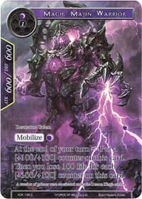 Magic Majin Warrior (Full Art) - Advent of the Demon King - Force of Will card