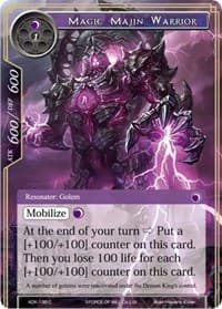 Magic Majin Warrior - Advent of the Demon King - Force of Will card
