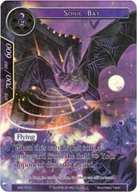 Sonic Bat (Full Art) - Advent of the Demon King - Force of Will card