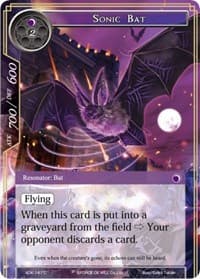 Sonic Bat - Advent of the Demon King - Force of Will card