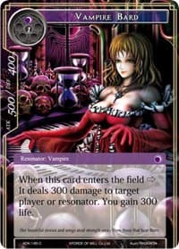 Vampire Bard - Advent of the Demon King - Force of Will card