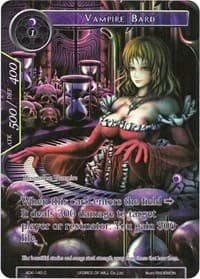 Vampire Bard (Full Art) - Advent of the Demon King - Force of Will card