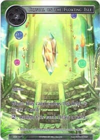 Crystal on the Floating Isle (Full Art) - Advent of the Demon King - Force of Will card