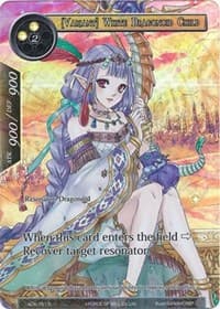 [Variant] White Dragonoid Child (Full Art) - Advent of the Demon King - Force of Will card
