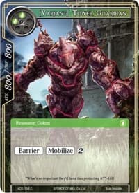 [Variant] Tower Guardian - Advent of the Demon King - Force of Will card