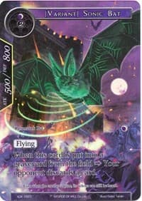 [Variant] Sonic Bat (Full Art) - Advent of the Demon King - Force of Will card