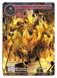 Sprinting Flame Horse - Promo Cards - Force of Will card