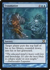 Traumatize - 10th Edition - Magic: The Gathering card