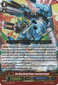Blue Wave Marshal Dragon, Flood Hazard Dragon - G-BT13: Ultimate Stride - Cardfight Vanguard card