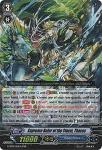 Supreme Ruler of the Storm, Thavas - G-BT13: Ultimate Stride - Cardfight Vanguard card
