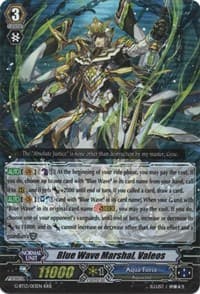 Blue Wave Marshal, Valeos - G-BT13: Ultimate Stride - Cardfight Vanguard card