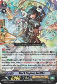 Black Prepare, Arakiba - G-BT13: Ultimate Stride - Cardfight Vanguard card