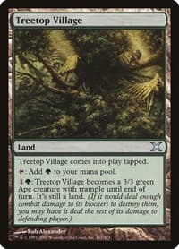 Treetop Village - 10th Edition - Magic: The Gathering card